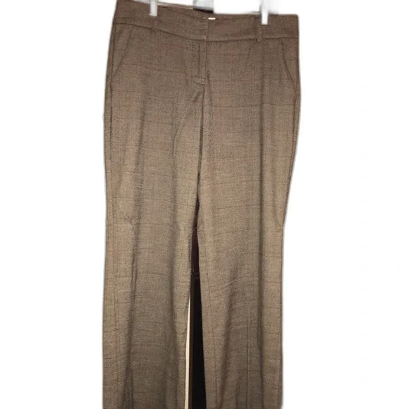 brown tweed dress pants Bronze Satin Wrap Maxi Dress With Collar M main image 1